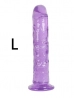 nagy tapadókorongos L crystal dildó